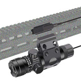 Green Laser Sight with Mlok/Picatinny Rail Mount/Barrel Mount