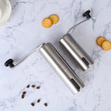 laser lettering customized Manual Stainless Steel Coffee Grinder Set