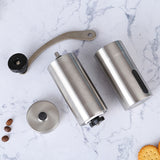 laser lettering customized Manual Stainless Steel Coffee Grinder Set